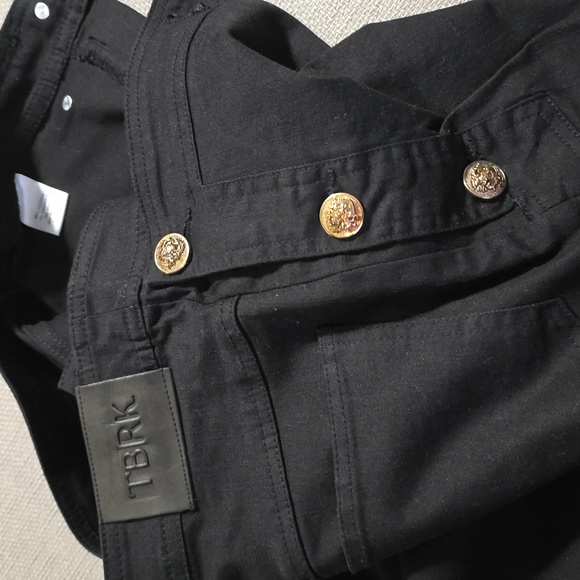 Torn by Ronny Kobo Sailor Button Black Skinny Jean Women's Size 28 NWT - Picture 14 of 16